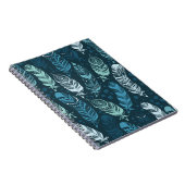 Carnet Plumes ethniques motif transparent (Côté Droit)