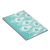 Carnet Plumes molles de paon (Côté Droit)