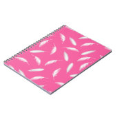 Carnet Plumes motif (Côté gauche)