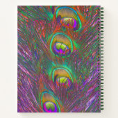 Carnet Plumes Peacock Tinsel de Noël (Dos)