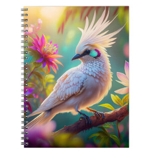 Carnet Plumes rousses à crête juvénile Dove Imaginaire Oi