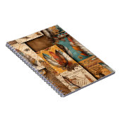 Carnet Plumes tribales du sud-ouest aztèque (Côté Droit)