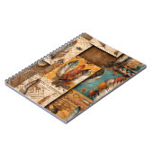 Carnet Plumes tribales du sud-ouest aztèque (Côté gauche)