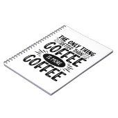 Carnet Plus de café (Côté gauche)