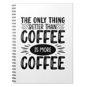 Carnet Plus de café (Devant)