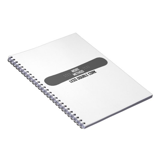 Carnet Plus de méthode Moins de double liège (Côté Droit)