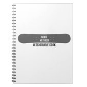 Carnet Plus de méthode Moins de double liège (Devant)