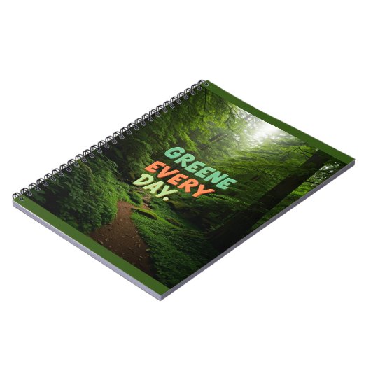 Carnet Plus vert chaque jour" Eco-Friendly ebooks (Côté gauche)