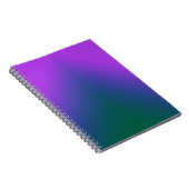 Carnet Plush peacock ombre (Côté Droit)