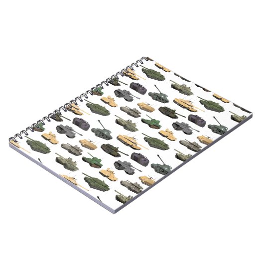 Carnet Plusieurs chars de combat (Côté gauche)