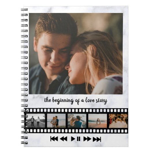 Carnet Plusieurs Photos Collage Inspirationnel Nouvelles  (Devant)