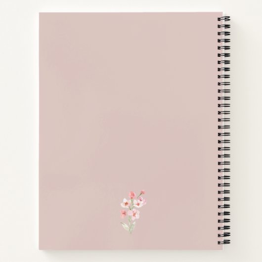 Carnet Plutôt Floral (Dos)