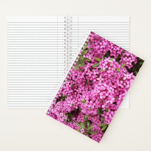 Carnet Plutôt rose Daphné Floral (À l'intérieur)