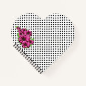Carnet Plutôt Rose Fleurs Polka Dot (Devant)