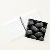Carnet Pneus de voiture noir (Intérieur)