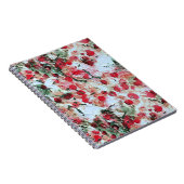 Carnet Pneus Roses Red Dirty Pointe Grunge Decay (Côté Droit)