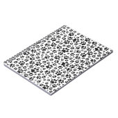 Carnet Poches de chien noir et blanc Poka Dot (Côté gauche)