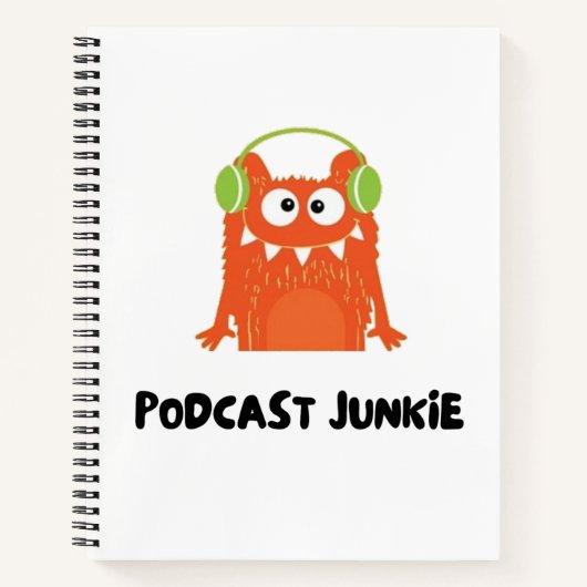 Carnet Podcast junkie (Devant)