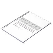 Carnet poème arabe (Côté gauche)