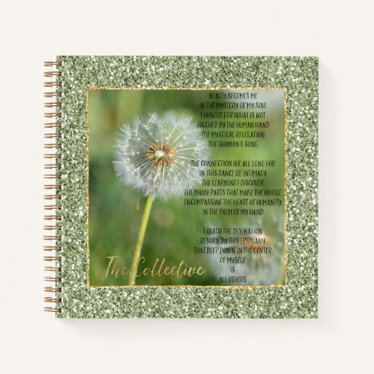 Carnet Poème collectif (écrit par moi) (Devant)