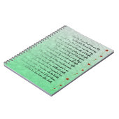 Carnet Poème comment font le thee d'amour d'I ? (Côté gauche)