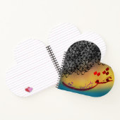 Carnet Poème de calligraphie persane de hafez (1) (Intérieur)