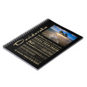 Carnet Poème de Desiderata Petite île solitaire (Côté gauche)