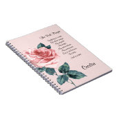 Carnet Poème inspirant d'espoir et de guérison (Côté Droit)