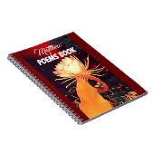 Carnet Poèmes floraux de Bramha lotus exotiques rouges pe (Côté Droit)