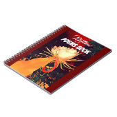 Carnet Poèmes floraux de Bramha lotus exotiques rouges pe (Côté gauche)