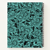 Carnet Poésie florale personnalisée Dark Moody (Dos)