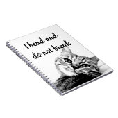 Carnet Poètes de chat Jean de La Fontaine Je plie pas (Côté Droit)