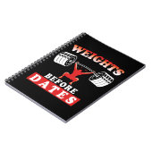 Carnet Poids avant dates | Citation motivationnelle de fo (Côté gauche)