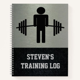 Carnet Poids Barbell Workout Gym Training Log