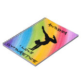 Carnet Poignée de gymnastique Rainbow Funky Sketch Police (Côté gauche)