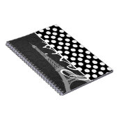 Carnet Point Polka Noir & Blanc, Points ; Paris (Côté Droit)