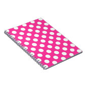 Carnet Point Polka rose (Côté Droit)