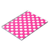 Carnet Point Polka rose (Côté gauche)