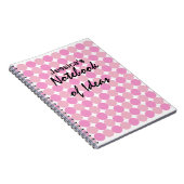 Carnet Point Polka rose (Côté Droit)