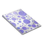 Carnet Point Polka Soleil Violet (Côté Droit)