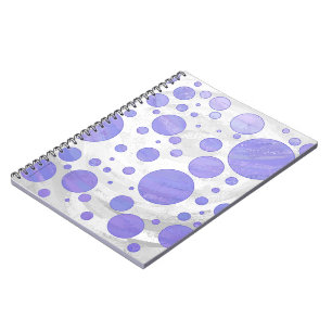 Carnet Point Polka Soleil Violet