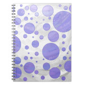 Carnet Point Polka Soleil Violet (Devant)