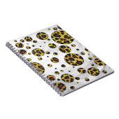 Carnet Pointe Leopard Brown et Jaune (Côté Droit)