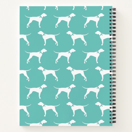 Carnet Pointer Chien Chien Chiot Anglais Setter (Dos)