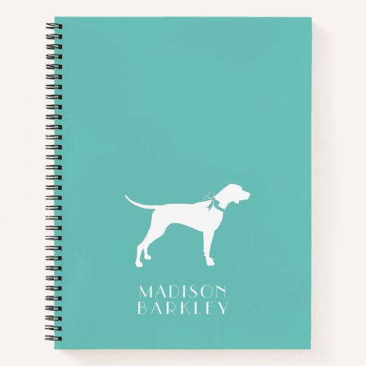 Carnet Pointer Chien Chien Chiot Anglais Setter (Devant)