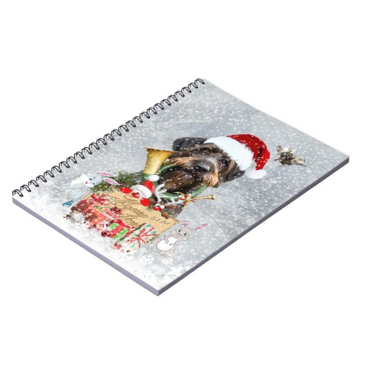 Carnet Pointeur à poils durs, Noël de chien (Côté gauche)