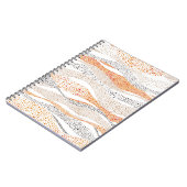 Carnet Pointillisme Wavy Polka : Doux Doux Textile (Côté gauche)