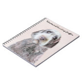 Carnet Pointing à poils durs Peinture Griffon - Art Chien (Côté gauche)