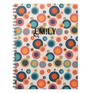 Carnet Points Abstraits colorés