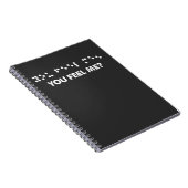 Carnet Points Braille Vous Me Sentez Braille Lettres Aveu (Côté Droit)